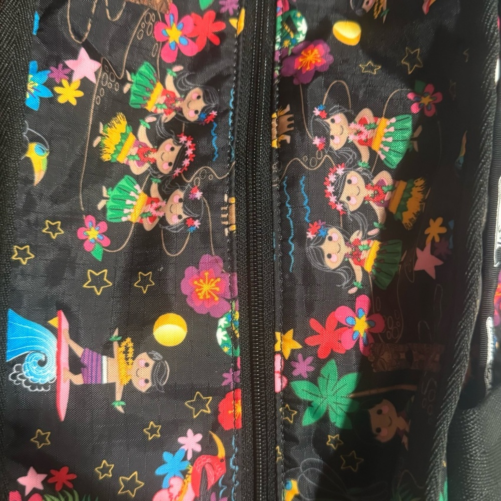 Le Sport Sac x Disney “It’s a Small World” RARE Weekender Bag - Picture 5 of 7